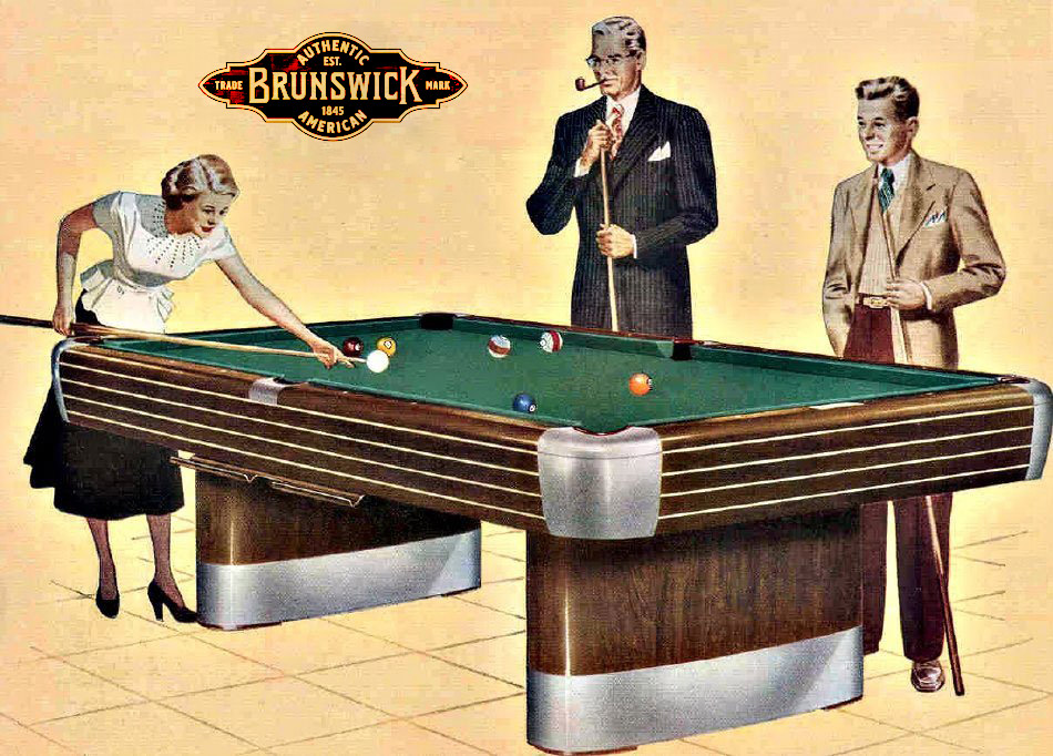 Brunswick-Anniversary-Pool-Table-Restored-and-Refinished-Circa-1945-Historic-Used-Tables-by-Schmidt-Billiards-and-Game-Rooms-in-Columbia-Missouri-Cartoon